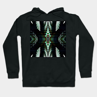 Metallic Shapes and Patterns Hoodie